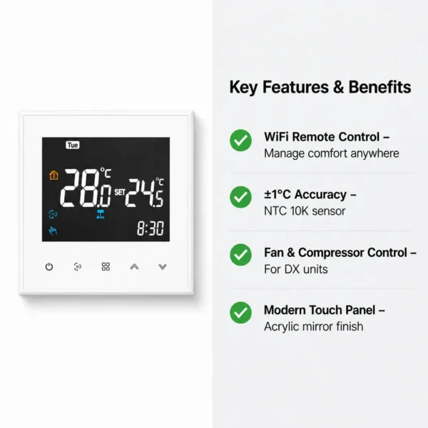 Smart Wifi Compressor, HVAC, APP - view 2