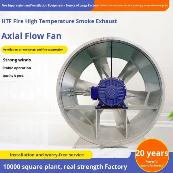 Smoke Exhaust Axial Fan, HTF, 380 220, Electric - view 4