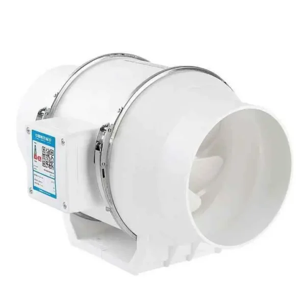 Smoke Exhaust Inline Fan, Plastic, 220V, Electric