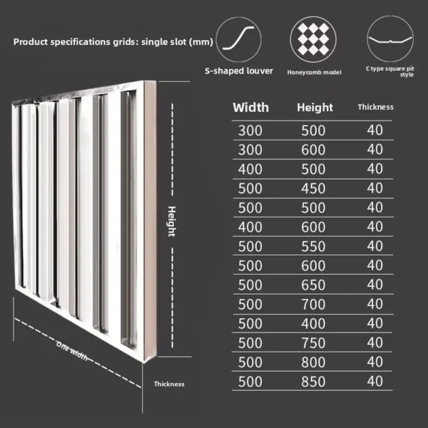 Smoke Filter, Stainless, Steel - view 4