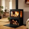 Smokeless Wood Burning Fireplace, Steel Plate, wood fireplace - view 4