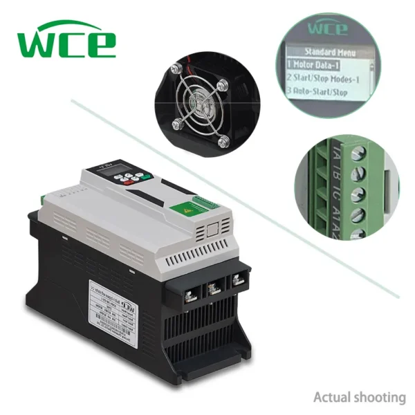 Soft Starter Motor, 220V/380V, RS485, Stainless, Steel - view 3