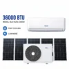 Solar Air Conditioner, 80-380V, 110-240V, 36000BTU, 3HP
