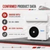 Solar Air Conditioner, 80-380V, 110-240V, 36000BTU, 3HP - view 5
