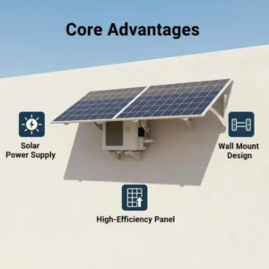 Solar Air Conditioner, BTU, 220-240V, 9000BTU