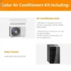 Solar Air Conditioner, 9000, BTU - view 5