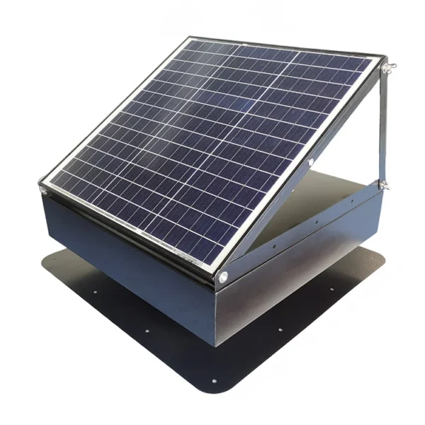 Solar Attic Exhaust Fan, 14", Roof