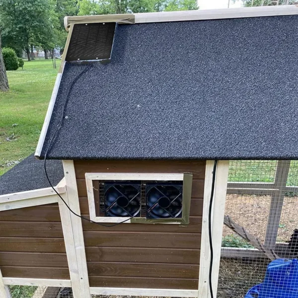 Solar Attic Greenhouse Ventilator, Roof, 20W - view 2