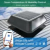 Solar Attic Vent Fan, 25W-60W, Brushless, Roof - view 3