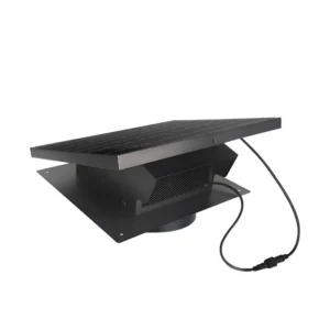 Solar Attic Ventilation Fan, 25W, Roof, Plastic