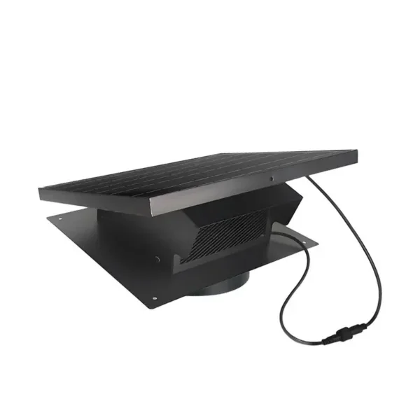 Solar Attic Ventilation Fan, 25W, Roof, Plastic