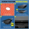Solar Attic Ventilation Fan, 25W, Roof, Plastic - view 5