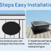 Solar Axial Flow Fan, 40W, Roof - view 6