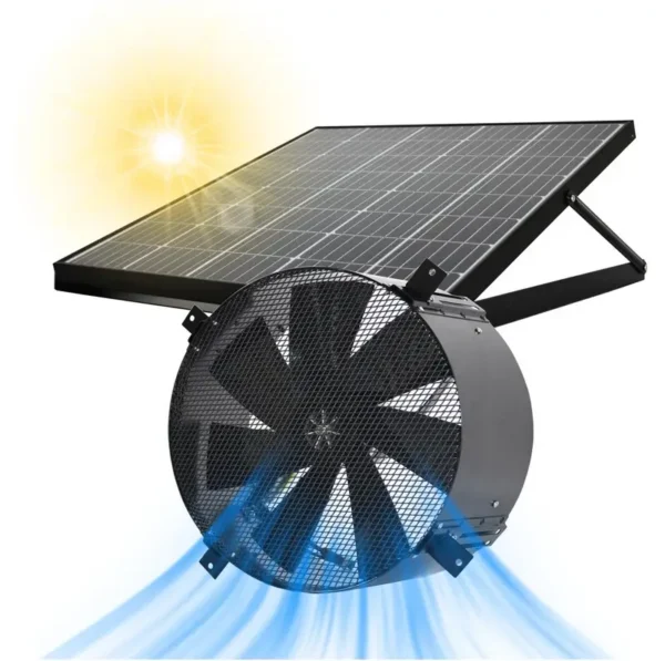 Solar Exhaust Fan, 24V, Wall