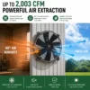 Solar Exhaust Fan, 24V, Wall - view 2