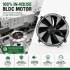 Solar Exhaust Fan, 24V, Wall - view 5