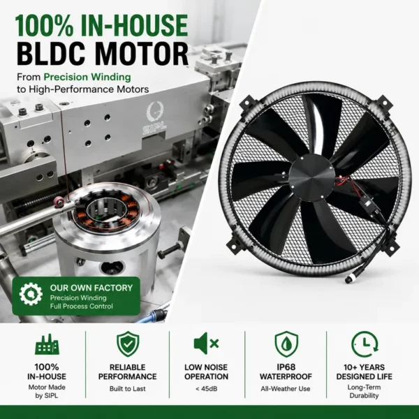 Solar Exhaust Fan, 24V, Wall - view 5