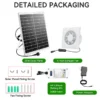 Solar Exhaust Fan, 25W, 4A, Brushless, Waterproof - view 5