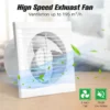 Solar Exhaust Fan, 6inch, Plastic, Axial, 2.9W - view 3