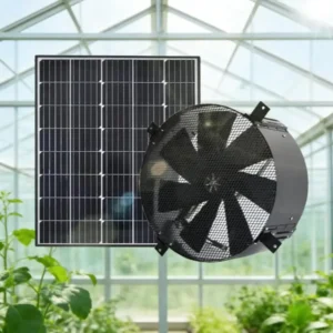 Solar Exhaust Fan, Waterproof, Wall