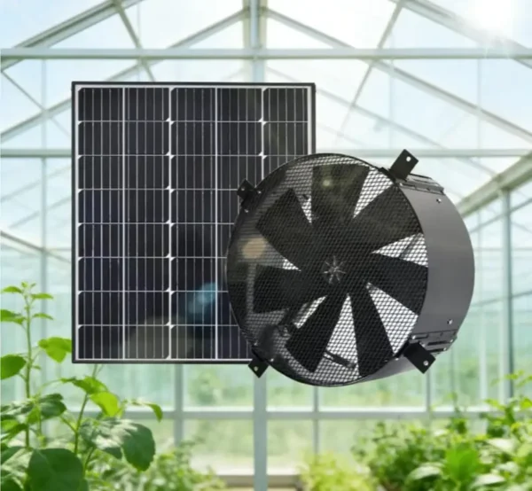 Solar Exhaust Fan, Waterproof, Wall