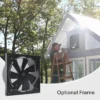 Solar Exhaust Fan, Waterproof, Wall - view 2