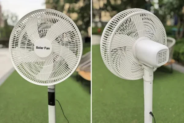 Solar Fan, 35h, 16inch, USB, LED - view 3