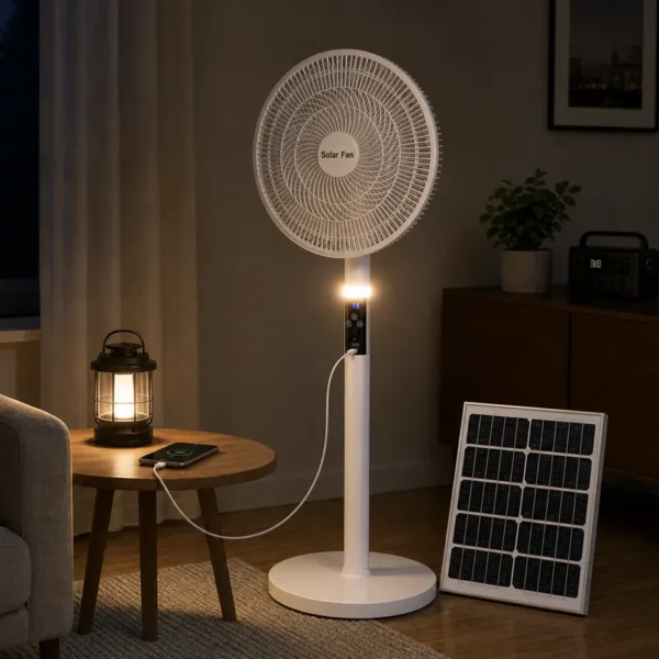 Solar Fan, 35h, 16inch, USB, LED - view 6