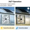 Solar Powered Exhaust Fan, 1110W, Wall, Axial - view 3