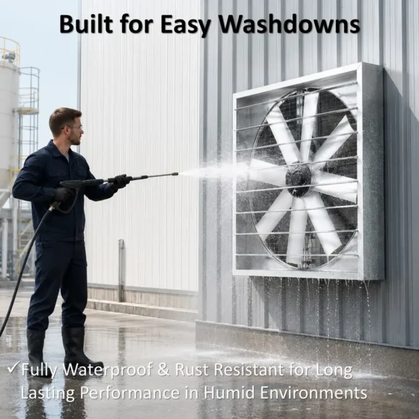 Solar Powered Exhaust Fan, 1110W, Wall, Axial - view 5