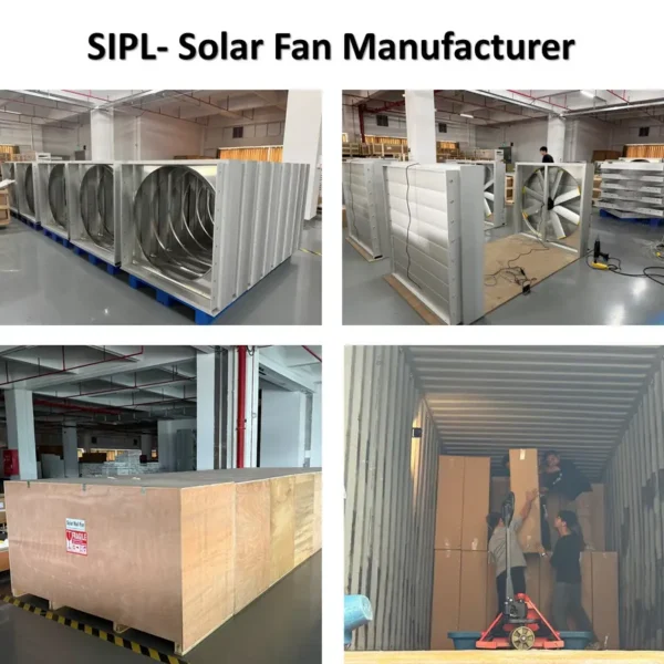 Solar Powered Exhaust Fan, 1110W, Wall, Axial - view 6
