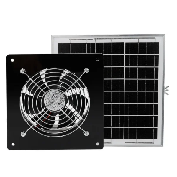 Solar Powered Exhaust Fan, DC 12V - view 3