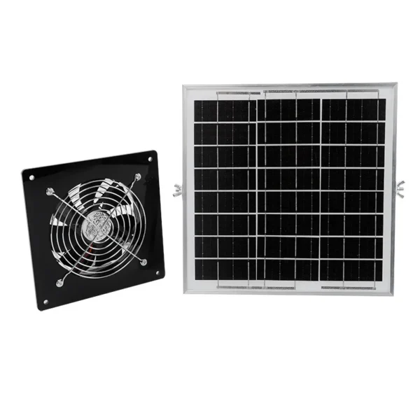 Solar Powered Exhaust Fan, DC 12V - view 4