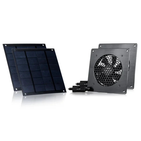 Solar Powered Exhaust Fan, Wall, DIY, USB
