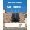 Solar Roof Exhaust Fan, 50W, D0100X385C2 - view 3