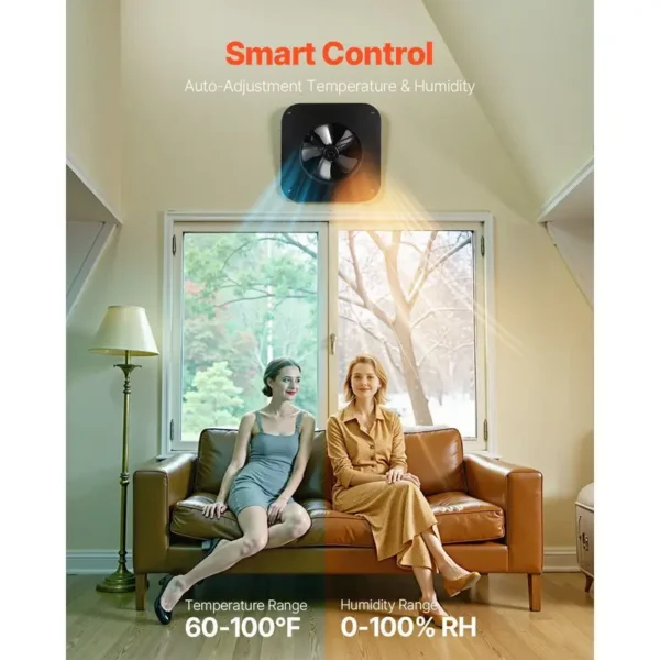 Solar Roof Exhaust Fan, 50W, D0100X385C2 - view 4