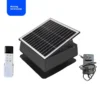 Solar Roof Exhaust Fan, Aluminum, 220V - view 3