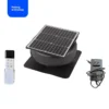 Solar Roof Exhaust Fan, Aluminum, 220V - view 4