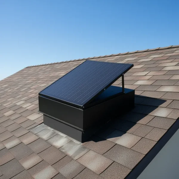 Solar Roof Exhaust Fan, D0100X3082P, 35W, 2400, CFM - view 2