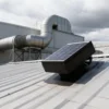 Solar Roof Vent Fan, 24V, 70W, Brushless, Aluminum