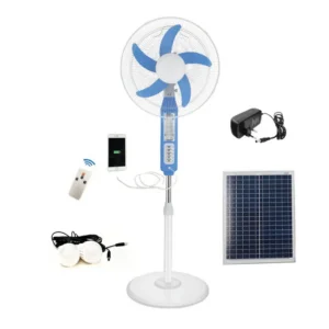 Solar Stand Fan, 12V, Plastic