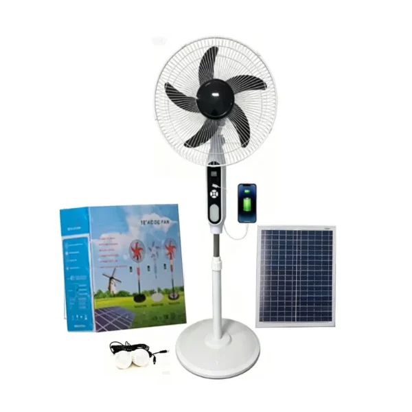 Solar Stand Fan, 12V, Plastic - view 4