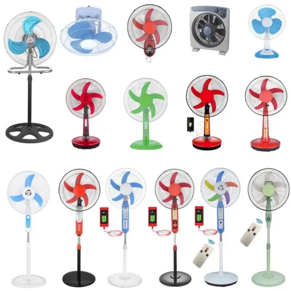 Solar Stand Fan, 12V, Plastic - view 6