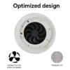 Solar Ventilation Fan, HOMFUL, ABS, Roof - view 3