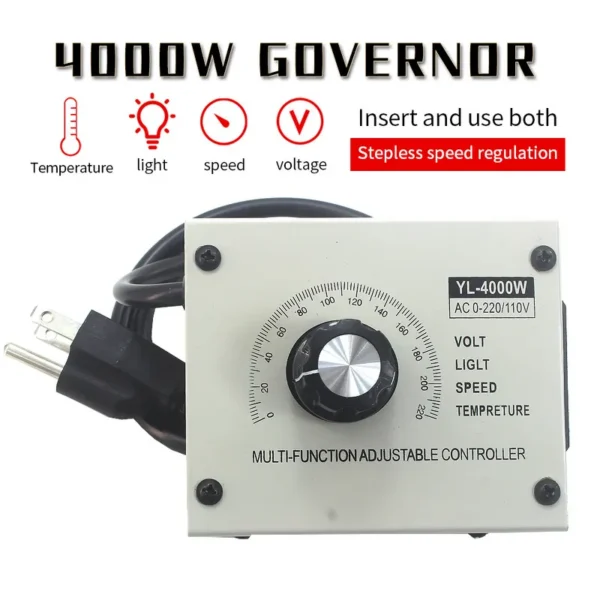 Speed Control Thyristor Motor, 220V, Metal - view 5