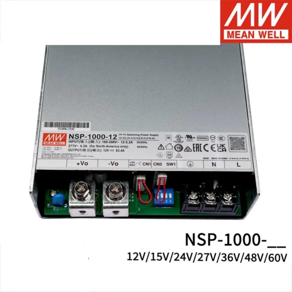 Speed Controllers Regulators, 1000W, MEANWELL, NSP-1000-12 - view 5
