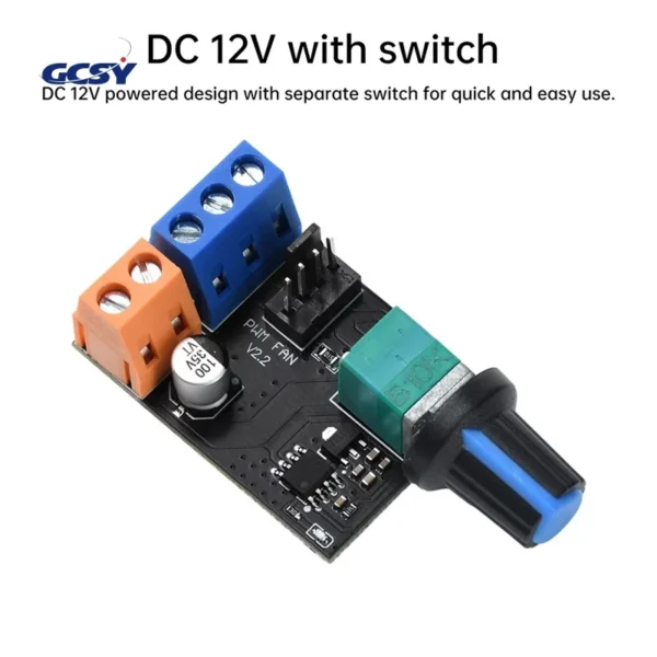 Speed Controllers Regulators, DC12V, 4-Wire, PWM - view 5