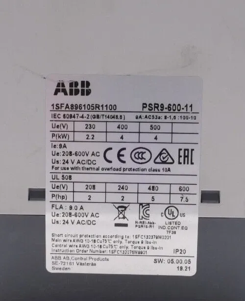 Speed Controllers Regulators, PSR, 1SFA896105R1100 - view 2