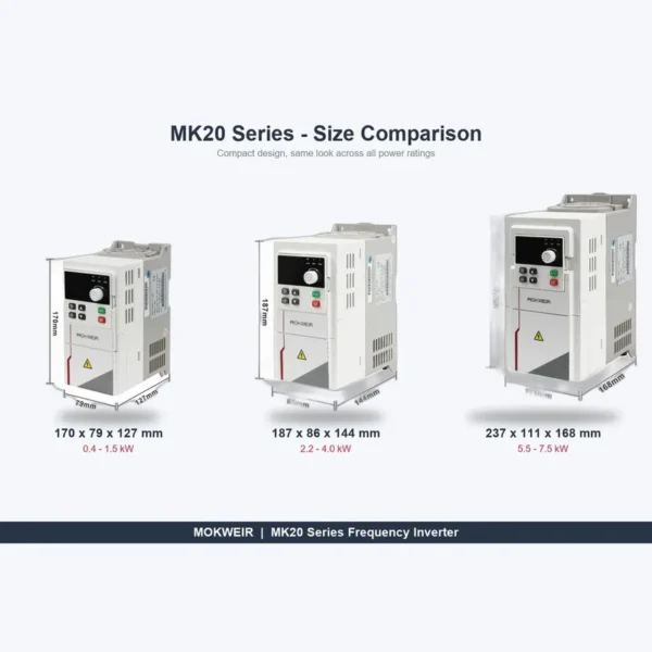 Speed Drive for Compressor, MK20, VFD, 0.75-4kw, 220V/380V - view 3
