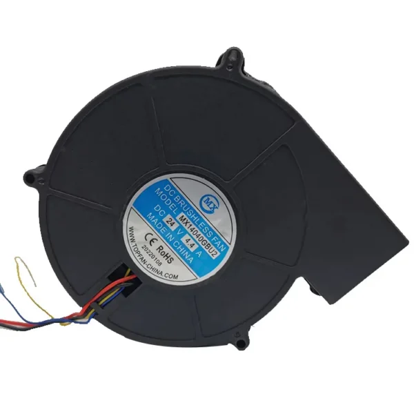 Speed High Airflow Blower, 24V, 140x40mm, Plastic - view 2